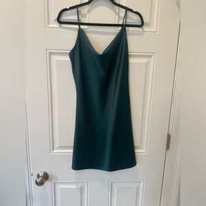 Satin Mini Dress